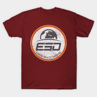 EARTH SPACE DEFENSE (plate) T-Shirt